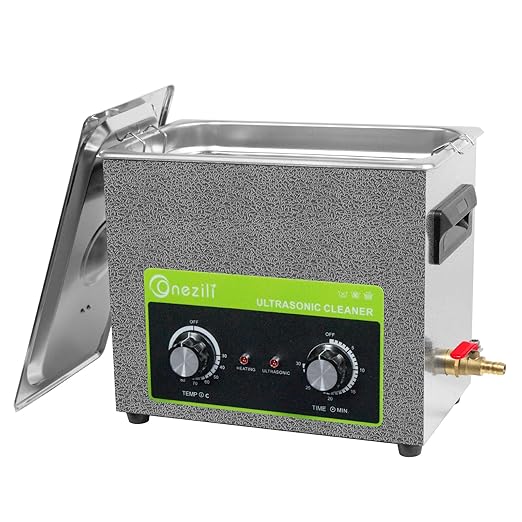 ONEZILI Ultrasonic Cleaner, 6L Adjustable time